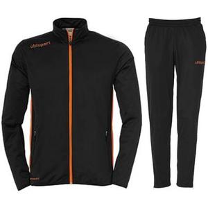 100516706-completo-tuta-classica-bambino-uhlsport-essential-nero-arancione
