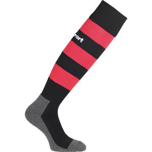 100610007-calze-uhlsport-team-pro-essential-stripe-nero-rosso