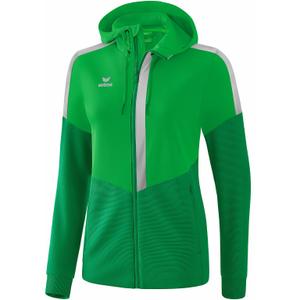 1032063-giacca-con-cappuccio-da-donna-erima-training-verde-chiaro-verde-scuro-argento