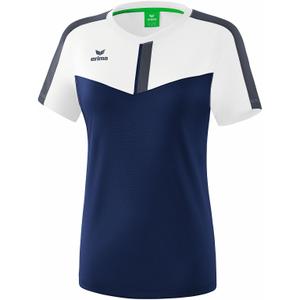 1082022-t-shirt-da-donna-erima-squad-bianco-blu-scuro-grigio-scuro