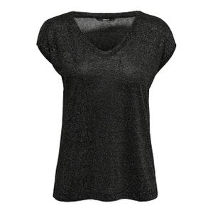 15136069-2500405-t-shirt-donna-only-silvery-maniche-corte-collo-v-lurex-nero
