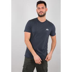 188505-435-t-shirt-alpha-industries-basic-small-logo-blu-scuro