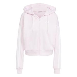 is6998-felpa-con-cappuccio-da-donna-adidas-essentials-3-stripes-rosa-bianco