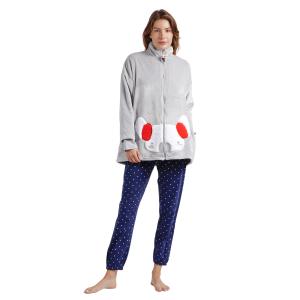 67074-0-000104-accappatoio-caldo-a-maniche-lunghe-donna-admas-good-morning-mouse-grigio