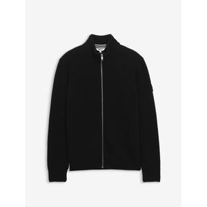 bk863-maglione-con-zip-completa-in-lana-di-poliammide-aigle-esssential-nero