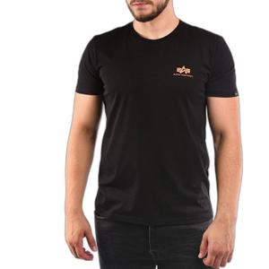 188505-477-t-shirt-alpha-industries-basic-small-logo-flash-nero-arancio