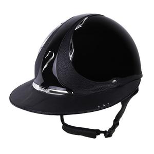 ecl-premg-swa-black-casco-da-equitazione-da-donna-antares-shagreen-premium-eclipse-swarovski-nero