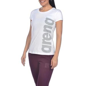 002232-100-t-shirt-da-donna-arena-logo-driven-bianco