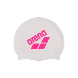 009276-203-cuffia-da-bagno-arena-big-logo-white-shocking-pink-tu