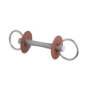 6524911-130-bit-per-cavalli-beris-avec-canon-et-anneau-doux-comfort-fin-130-mm-grigio-argentato-marrone-7-5-cm-x-130-mm