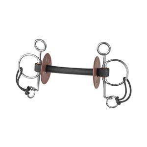 6537800-125-pelham-per-cavallo-extra-morbido-beris-argento-nero-marrone