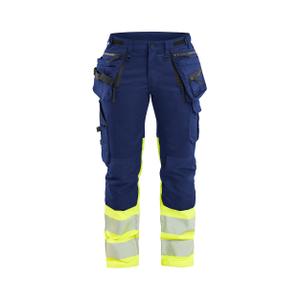 703011498933-7030-pantaloni-da-lavoro-elasticizzati-da-donna-ad-alta-visibilita-blaklader-marino-giallo