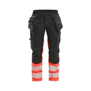 703011499955-7030-pantaloni-da-lavoro-elasticizzati-da-donna-ad-alta-visibilita-blaklader-nero-rosso-fluorescente