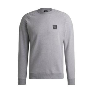 b6m1203-041-maglione-girocollo-imbottito-donna-boss-equestrian-lex-miscela-grigia