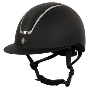 541032-b199-5-casco-da-equitazione-con-visiera-polo-br-equitation-omega-painted-nero-cromo