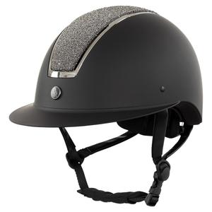 541038-b194-5-casco-da-equitazione-con-visiera-polo-br-equitation-omega-glamourous-nero-metallo