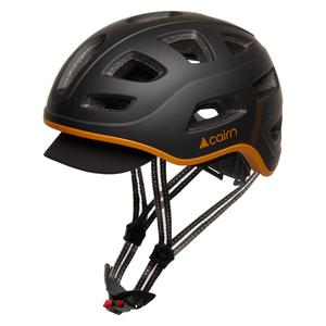 030038002-casco-bici-led-usb-cairn-quartz-nero-opaco-cognac