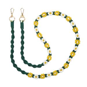 fleur-jaune-cavo-intrecciato-per-smartphone-con-fiori-charlot-paris-giallo-130-cm