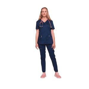 chwwe610-navy-t-shirt-da-donna-con-cuore-cherokee-marina