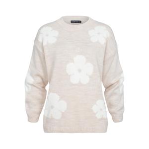 25026026-00003-maglione-donna-cloud5ive-flowers-beige