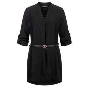 5126cl5-00007-vestitino-in-chiffon-con-cintura-per-donna-cloud5ive-nero
