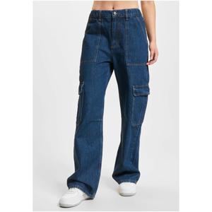 dfljs194-00197-pantaloni-cargo-da-donna-in-denim-def-blu-scuro