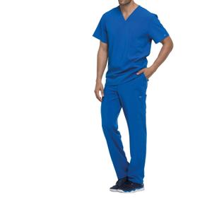 dke645-royal-t-shirt-con-scollo-a-v-dickies-medical-blu-reale