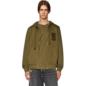 a11554-0hayt-5af-felpa-con-cerniera-a-cappuccio-diesel-ginn-k10-foresta-verde