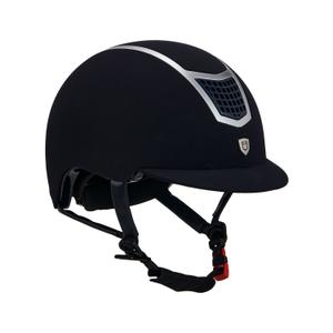 etu00004-navy-silver-casco-da-bici-da-equitazione-equestro-eclipse-plain-velvet-navy-argento