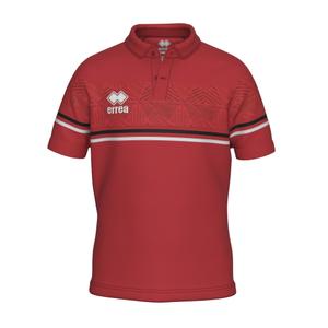 fm891c00670-polo-per-bambini-errea-dominic-rosso-nero-bianco