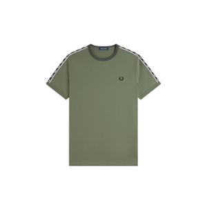 fpm4613-z50-t-shirt-fred-perry-contrast-tape-ringer-verde