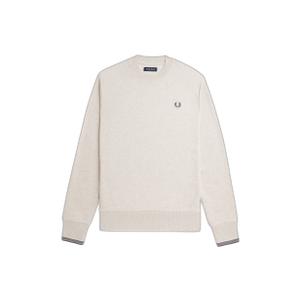 fpm7535-w50-felpa-fred-perry-crew-neck-porridge-marl-anchor-gr