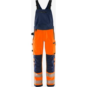 134190-271-salopette-alta-visibilita-classe-2-fristads-stretch-1031-gstp-arancione-alta-visibilita-blu-navy