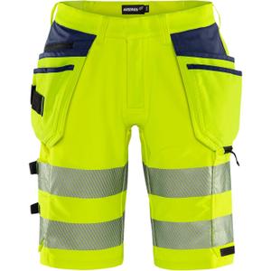 134191-171-bermuda-ad-alta-visibilita-classe-2-fristads-green-2646-gstp-giallo-alta-visibilita-blu-navy