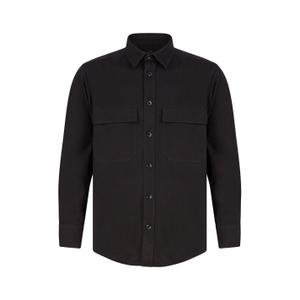 fr054-black-camicia-front-row-drill-nero