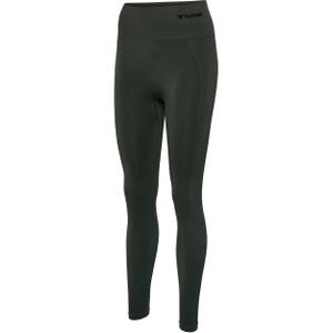 210492-6126-legging-donna-a-vita-alta-senza-cuciture-hummel-tif-verde
