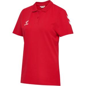 234576-3062-polo-da-donna-hummel-go-2-0-chevron-rosso-vero