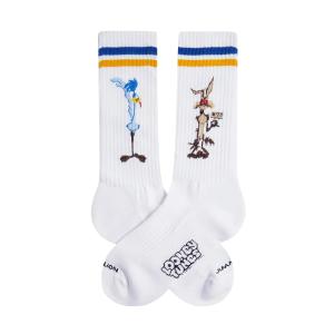 jl0750-white-calze-jimmy-lion-road-runner-vs-coyote-bianco