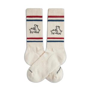 jl0762-beige-calze-jimmy-lion-athletic-keith-haring-two-dogs-beige