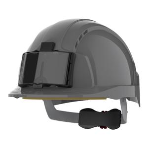 jsajb173-grey-casco-di-sicurezza-con-portabadge-ventilato-regolazione-a-cremagliera-jsp-evolite-grigio-tu