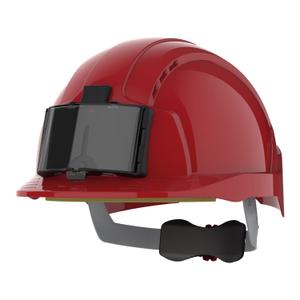 jsajb173-red-casco-di-sicurezza-con-portabadge-ventilato-regolazione-a-cremagliera-jsp-evolite-rosso-tu