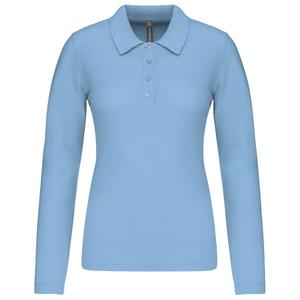 k257-skyblue-polo-donna-maniche-lunghe-kariban-pique-azzurro-cielo