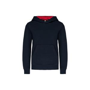 k453-navy-red-felpa-con-cappuccio-per-bambini-kariban-contrastee-blu-navy-rosso