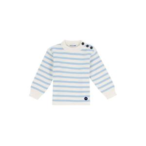 k6648-ac5-maglione-a-righe-per-bambini-armor-lux-fouesnant-beige-blu-cielo
