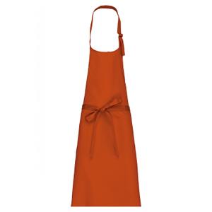 k8000-burntorange-grembiule-kariban-polycoton-sans-poche-arancia-bruciata-tu