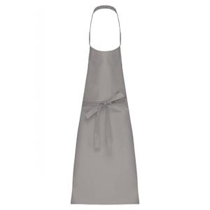 k8000-lightgrey-grembiule-kariban-polycoton-sans-poche-grigio-chiaro-tu