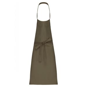 k8000-lightkhaki-grembiule-kariban-polycoton-sans-poche-marrone-cachi-chiaro-tu