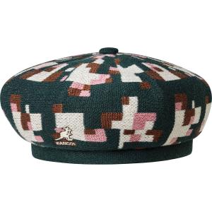 k3578-pn315-berretto-a-quadri-kangol-pixel-plaid-pino-crema