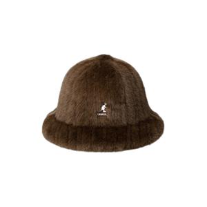 k4190st-bd204-cappello-da-donna-kangol-faux-fur-casual-brown-debossed-stripe