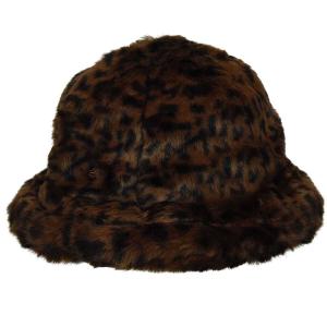 k4190st-le249-cappello-da-pescatore-donna-in-pelliccia-sintetica-kangol-casual-leopardo